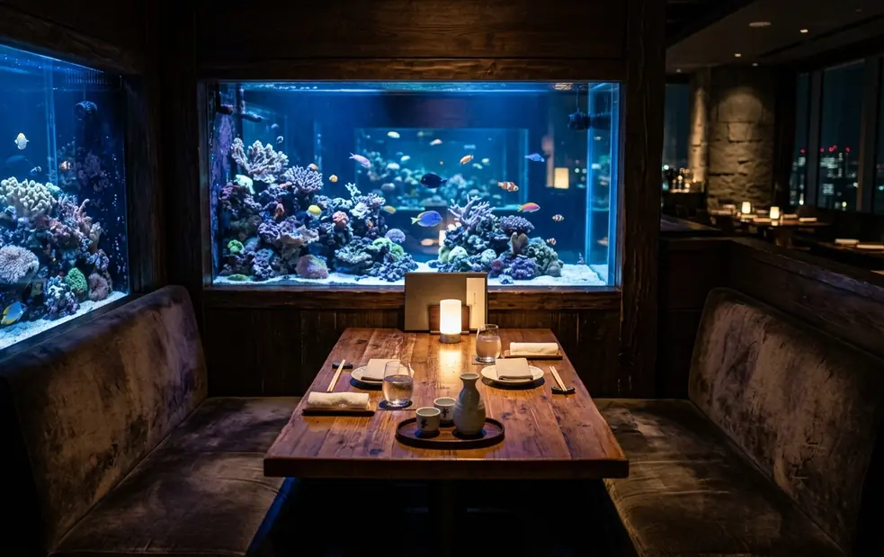 Image showing aquarium_pair_seat
