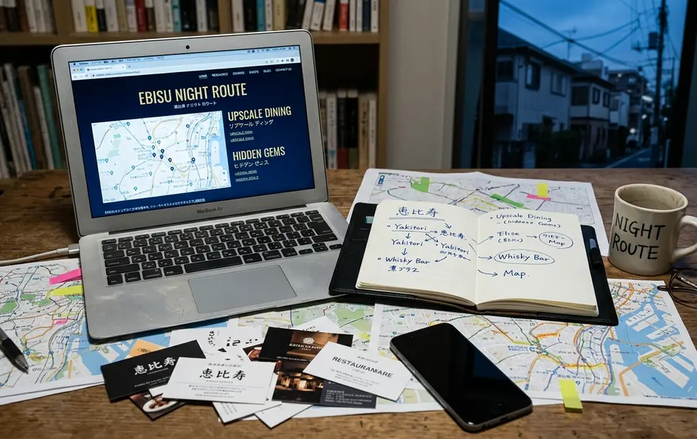 Image showing ebisu_night_route